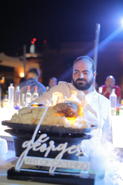 Chef Georges Dakkak at Skyline Rooftop Lounge